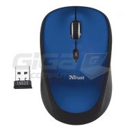  Trust Yvi Wireless Mini Mouse modrá - Fotka 1/3