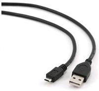  Gembird Kabel USB 2.0 A microUSB B propojovací 1,8m (černý)