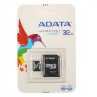  ADATA MicroSDHC karta 32GB Class 10 + SD adaptér 