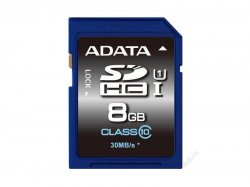  ADATA SDHC UHS-1 karta 8GB Class 10