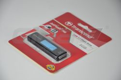 Flashdisk Transcend JetFlash 760 flashdisk 8GB USB 3.0, výsuvný konektor, černo-modrý - Fotka 3/3