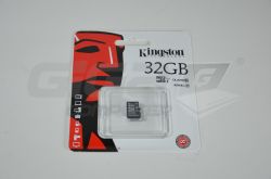  Kingston MicroSDHC 32GB UHS-I U1 - Bez adaptéru - Fotka 1/3