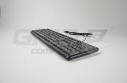  C-Tech klávesnice KB-102 USB, slim, CZ/SK - Black - Fotka 3/4