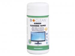  D-CLEAN Čistící utěrky na TFT/LCD v dóze, 100ks