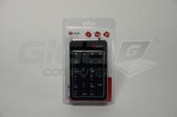  C-Tech klávesnice numerická KBN-01, 23 kláves, USB slim black - Fotka 3/3