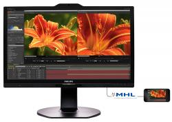 Monitor 23.8" LCD Philips 241P6VPJKEB