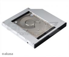  AKASA HDD box N.Stor S12, 2.5" SATA do pozice 5,25" SATA (výška HDD do 13mm) - Fotka 2/3