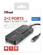  Trust Oila 2+2 Port USB-C & USB 3.1 Hub - Fotka 6/6
