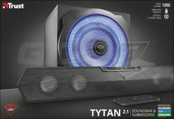 Reproduktory TRUST GXT 668 Tytan 2.1 Soundbar Speaker Set - Fotka 5/5