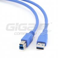  GEMBIRD Kabel USB 3.0 A-B propojovací 1,8m (modrý) - Fotka 1/3
