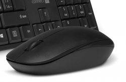  Connect IT Combo bezdrátová černá klávesnice a myš - Fotka 4/5