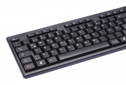  Connect IT kancelářská klávesnice, USB, černá - Fotka 4/5