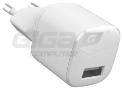  eSTUFF INFINITE USB-A Charger EU 12W - White - 100% Recycled Plastic - Fotka 1/1