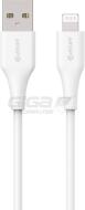  eSTUFF INFINITE Super Soft USB-A to Lightning Cable to Cable MFI 1m White - 100% Recycled Plastic - Fotka 1/1