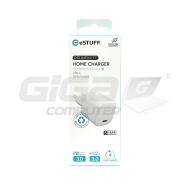  eSTUFF INFINITE USB-C Charger EU PD 20W - White - 100% Recycled Plastic - Fotka 1/2