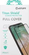  eSTUFF iPhone 11 Pro/Xs/X Black Full Cover Titan Shield Temp. Glass Screen Prot. - Fotka 1/1