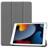 CoreParts Cover for iPad 7/8/9 10.2" Tri-fold Caster Hard Shell Cover with Auto Wake Function - Gra