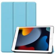 CoreParts Cover for iPad 7/8/9 10.2" Tri-fold Caster Hard Shell Cover with Auto Wake Function - Sky