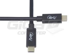  PremiumCord USB4™ 40Gbps 8K@60Hz kabel Thunderbolt 3 certifikovaný USB-IF 1m - Fotka 5/7