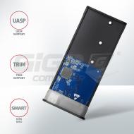  AXAGON EEM2-SG2, USB-C 3.2 Gen 2 - M.2 NVMe & SATA SSD kovový RAW box, bezšroubkový, stříbrný - Fotka 6/9