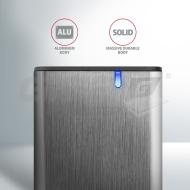  AXAGON EEM2-SG2, USB-C 3.2 Gen 2 - M.2 NVMe & SATA SSD kovový RAW box, bezšroubkový, stříbrný - Fotka 9/9