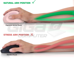  CONNECT IT FOR HEALTH LADIES ergonomická vertikálna myš, bezdrôtová - Fotka 8/8