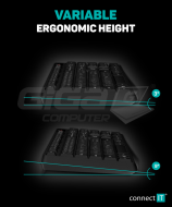  CONNECT IT OfficeBase Wireless Combo bezdrôtová čierna klávesnica + myš - Fotka 10/10