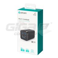  eSTUFF Multi charger PD65W 2C+2A	 - Fotka 3/4