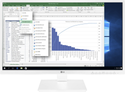 23.8" LCD LG 24BK550Y-W