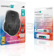  Connect IT FOR HEALTH ergonomická vertikální bezdrátová myš - Fotka 5/5