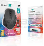  Connect IT FOR HEALTH ergonomická vertikální bezdrátová myš - Fotka 5/5