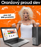 Slevy až – 67 %! Oranžový proud slev zaútočil.