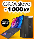 Sleva – 1 000 Kč s kódem GIGA