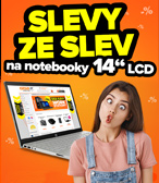 SLEVY ze SLEV na notebooky se 14“ LCD!